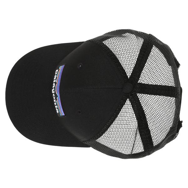 パタゴニア キャップ P-6ロゴ トラッカーハット メッシュCAP ブラック