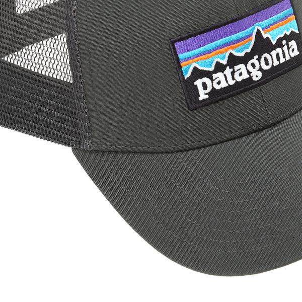 パタゴニア キャップ P-6ロゴ トラッカーハット メッシュCAP グレー