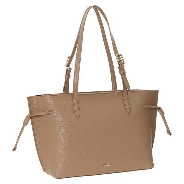 3/23まで、FURLA トートバッグ FURLA（フルラ） トートバッグ VITTORIA L TOTE ヴィットリア グレイン