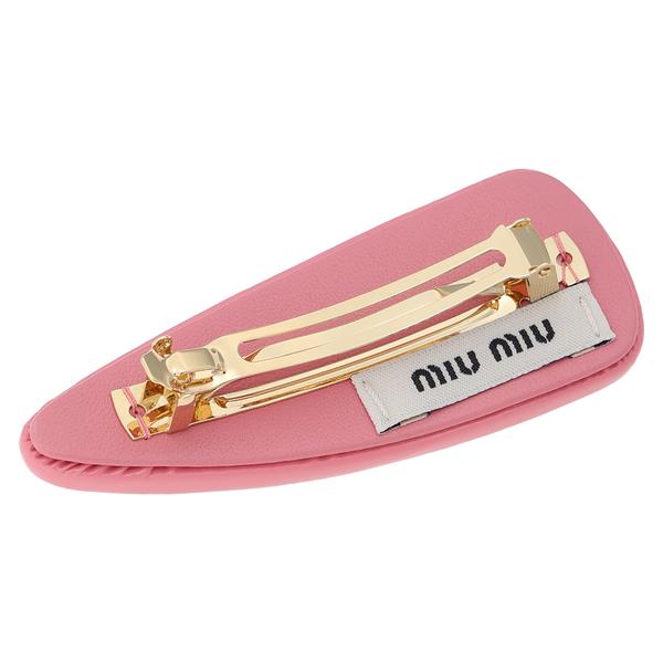 MIUMIU ヘアバレッタ ピンク MIU MIU - miumiuヘアクリップバレッタ❁⃘ファーピンク❁⃘の通販 by