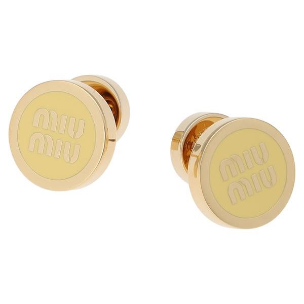 ミュウミュウ ピアス ベージュ レディース MIU MIU 5JO912 2F6T F0032