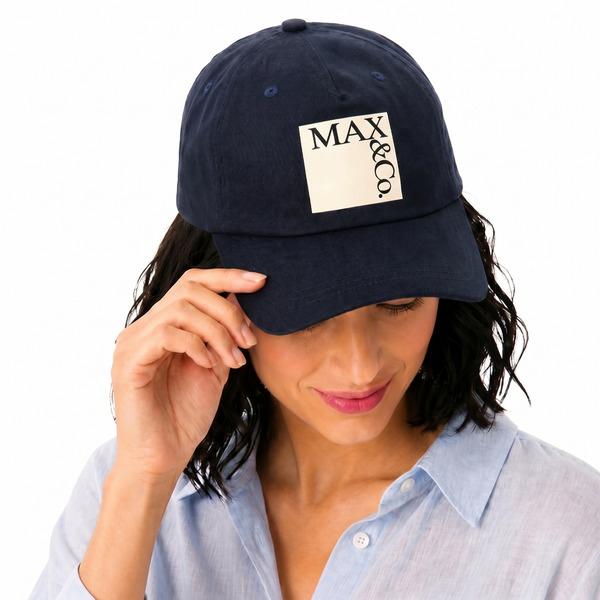 【新品】MaxMara マックスマーラ ロゴキャップ マックスマーラ キャップ マックスアンドコー 大人も可 ガールズ