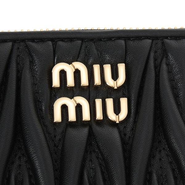 ミュウミュウ カードケース ミヌテリア マテラッセ ナッパレザー