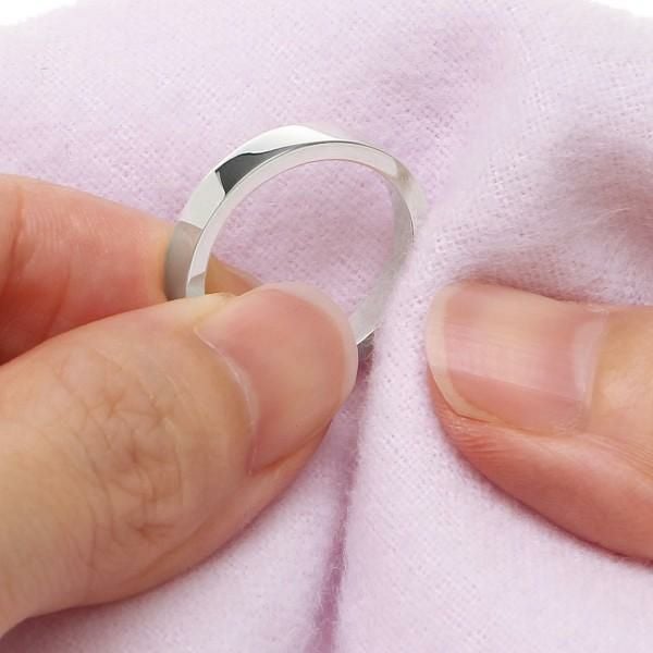 クロス シルバー製品用 ウルトラソフトクロス 研磨剤入り ジュエリー磨き ケア商品 ホワイト/パープル 詳細画像