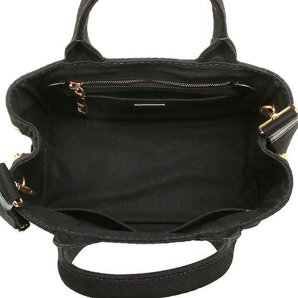 プラダ 1BG439 トートバッグ ブラック  PRADA カナパミニ プラダ カナパ ミニ ブラック 1BG439 キャンバス レディース バッグ